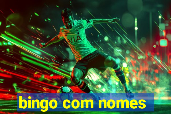 bingo com nomes